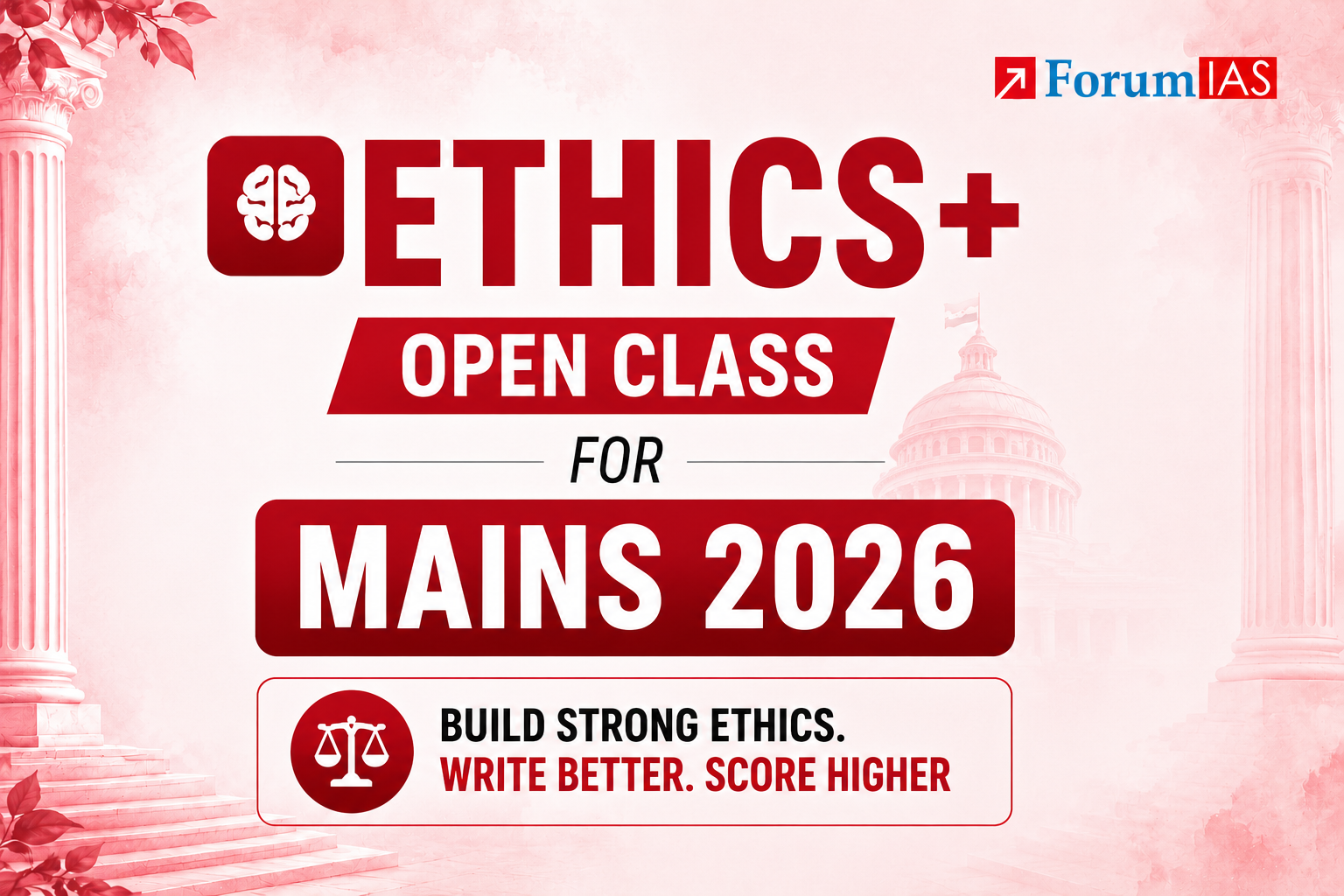 Open Class for Ethics+ for Mains 2026