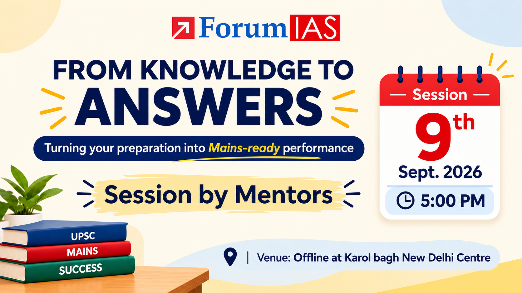 From Knowledge to Answers | Offline session by Mentors