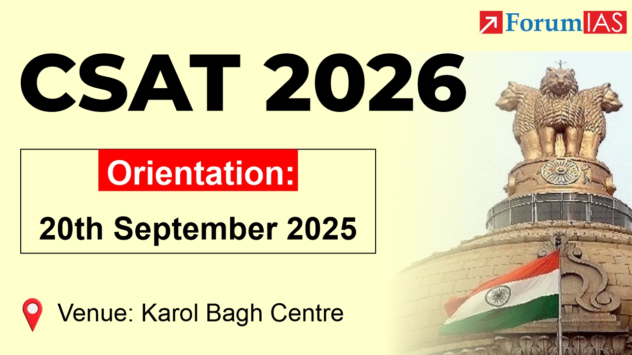 Open Orientation on CSAT 2026 | 20th September at 5 PM