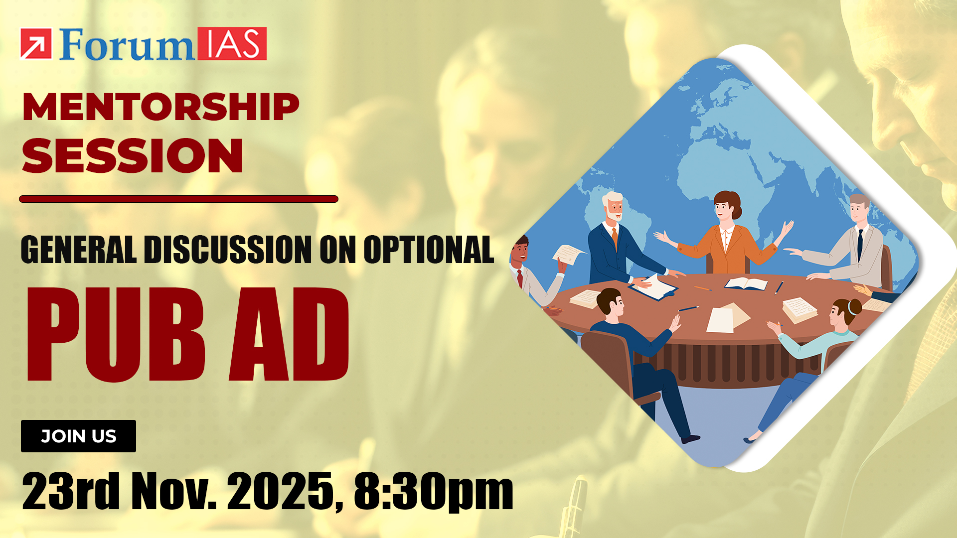 Mentorship Session on General Discussion on Optional Public Administration 