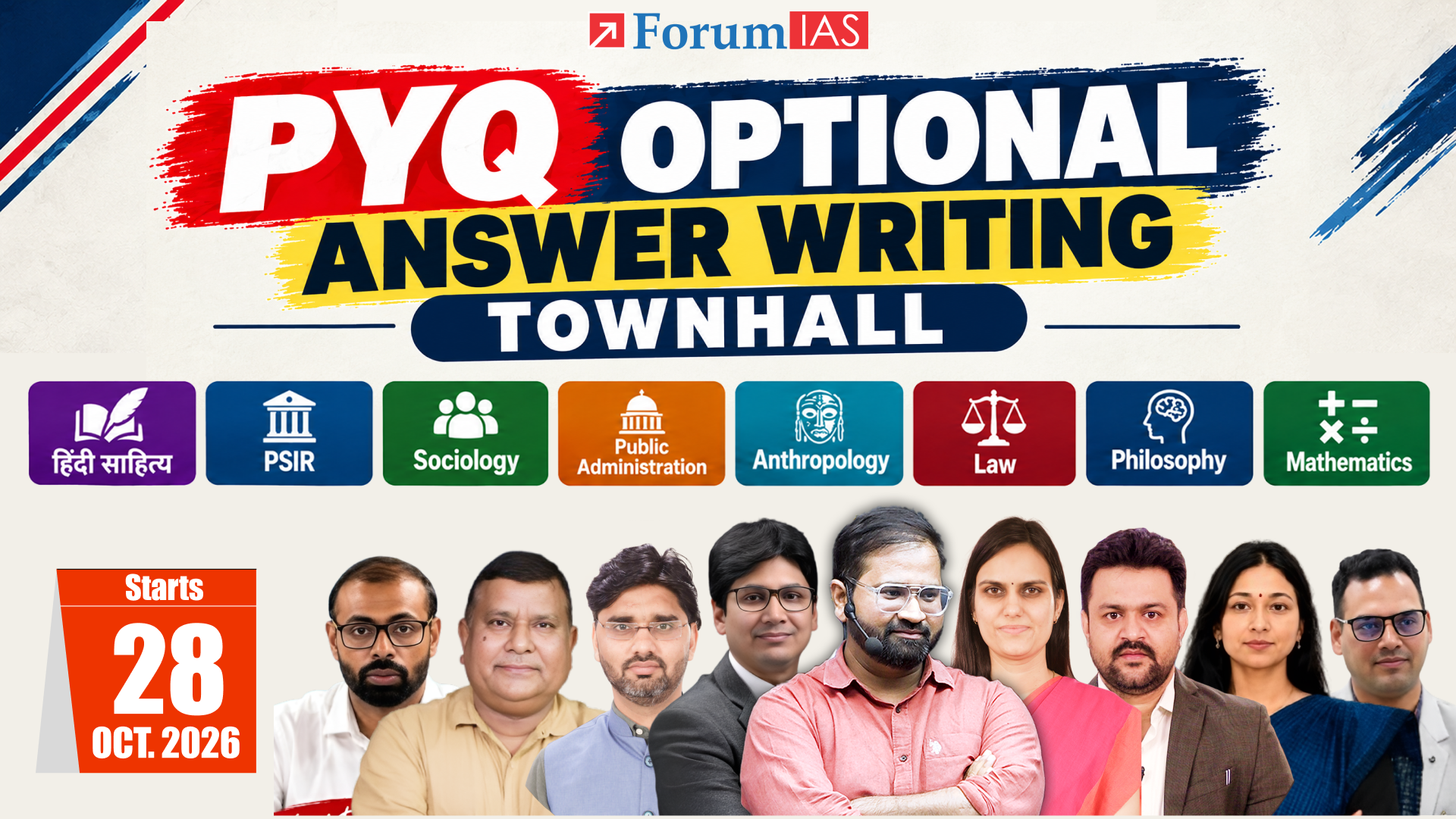 PYQ Optional Answer Writing Townhall
